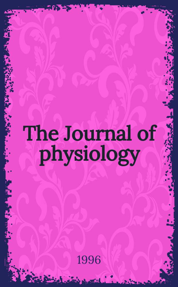 The Journal of physiology : Ed. for the Physiological society. Vol.495, Pt.3