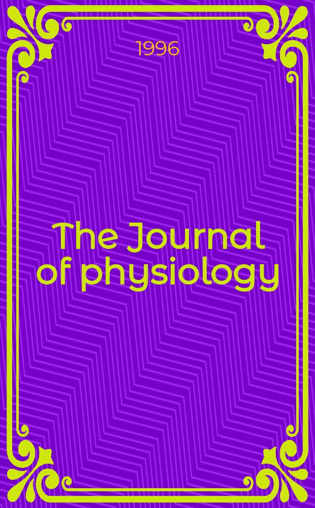 The Journal of physiology : Ed. for the Physiological society. Vol.497, Pt.3