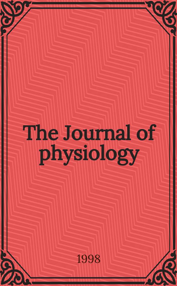 The Journal of physiology : Ed. for the Physiological society. Vol.506, №1