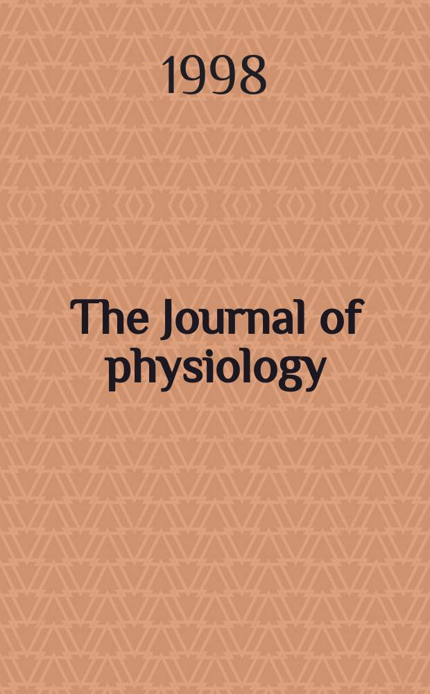 The Journal of physiology : Ed. for the Physiological society. Vol.511, №2