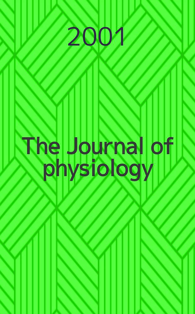 The Journal of physiology : Ed. for the Physiological society. Vol.533, №1 : (Spinal cord)