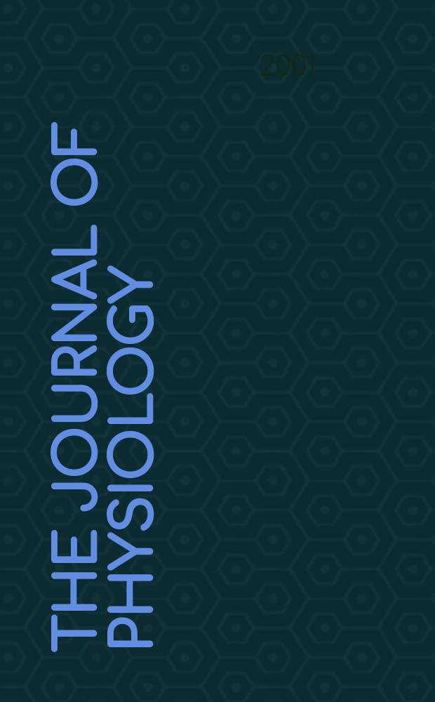The Journal of physiology : Ed. for the Physiological society. Vol.537, №1
