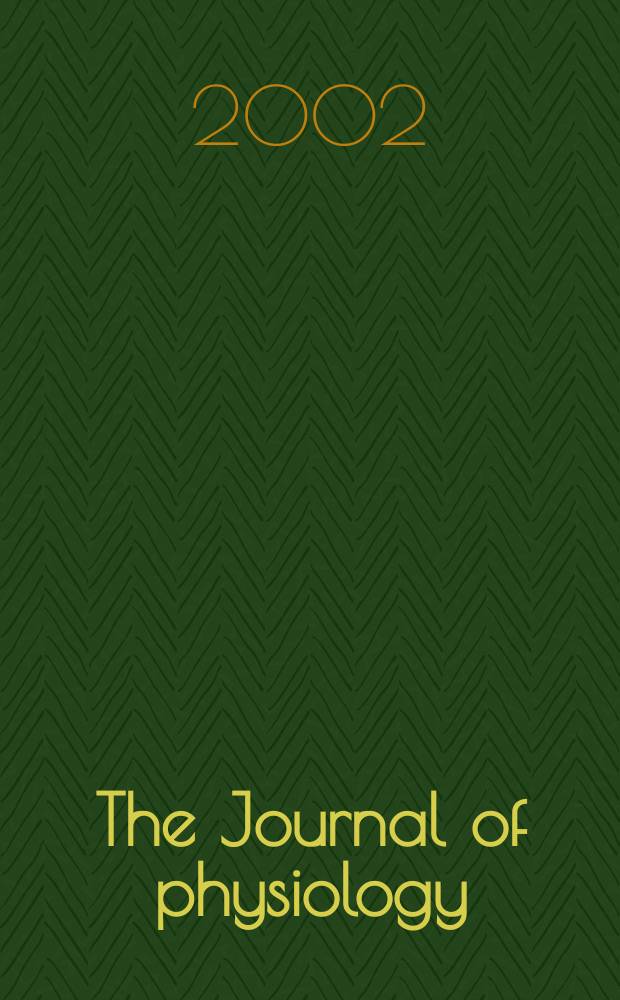 The Journal of physiology : Ed. for the Physiological society. Vol.539, №3