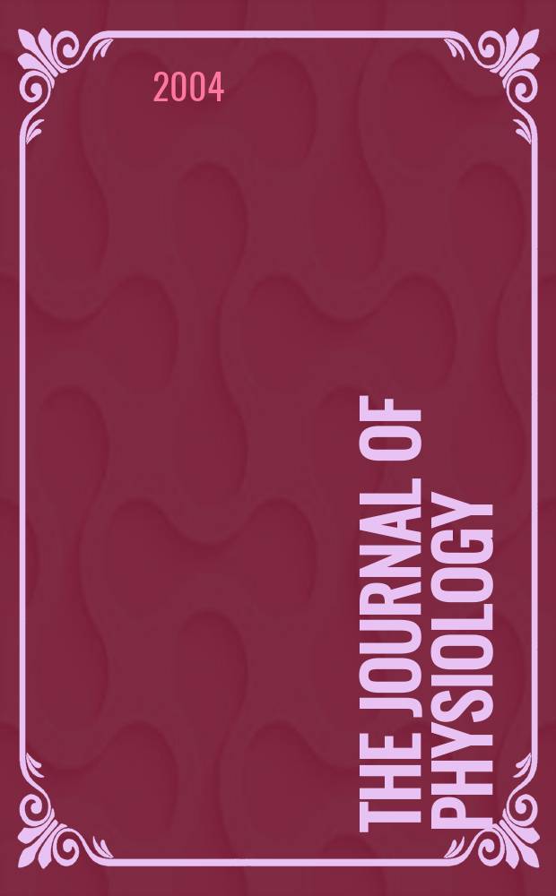 The Journal of physiology : Ed. for the Physiological society. Vol.556, №1