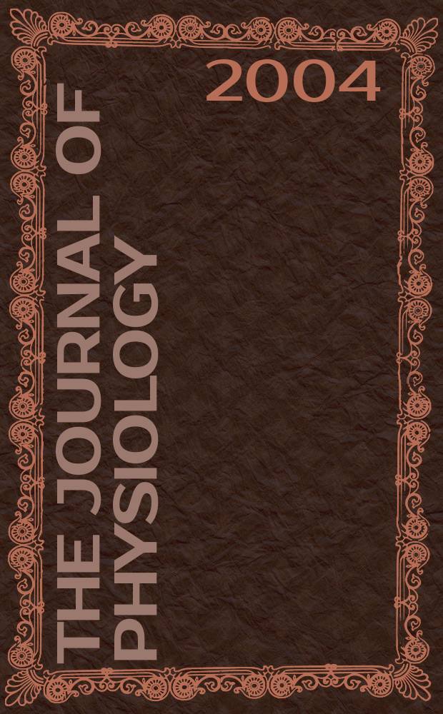 The Journal of physiology : Ed. for the Physiological society. Vol.556, №3