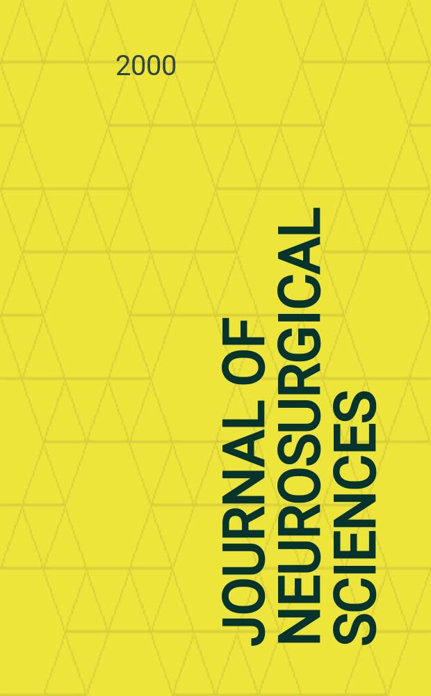 Journal of neurosurgical sciences : The official journal of the Italian society of neurosurgery. Vol.44, №2