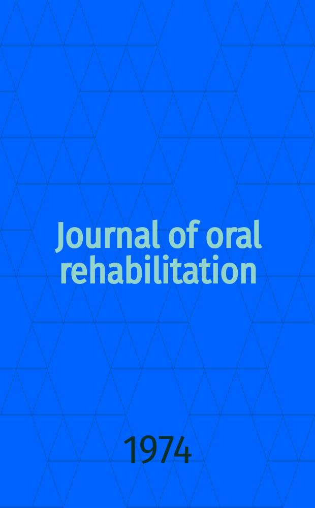 Journal of oral rehabilitation