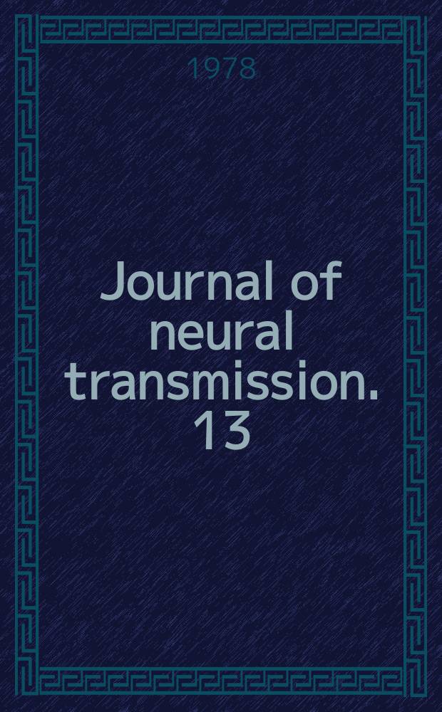 Journal of neural transmission. 13 : The pineal gland