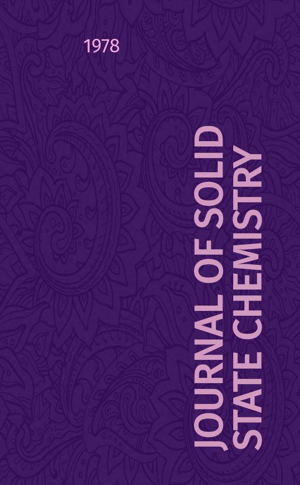 Journal of solid state chemistry