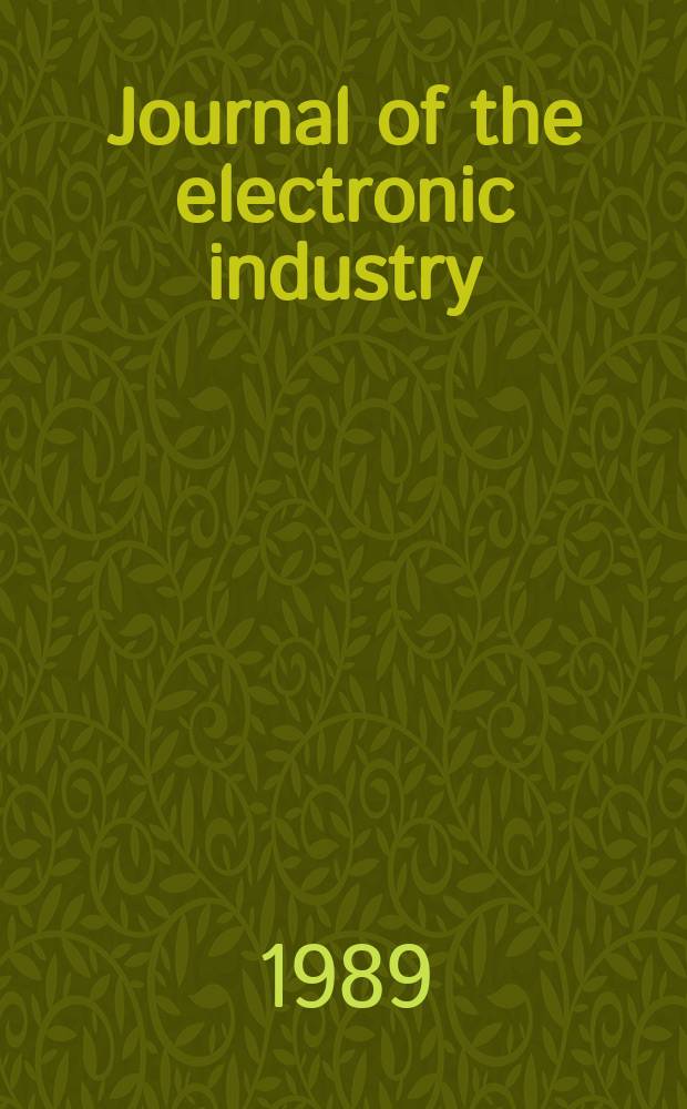 Journal of the electronic industry : Leading guide to the electronics industry. Vol.36, №3(415)