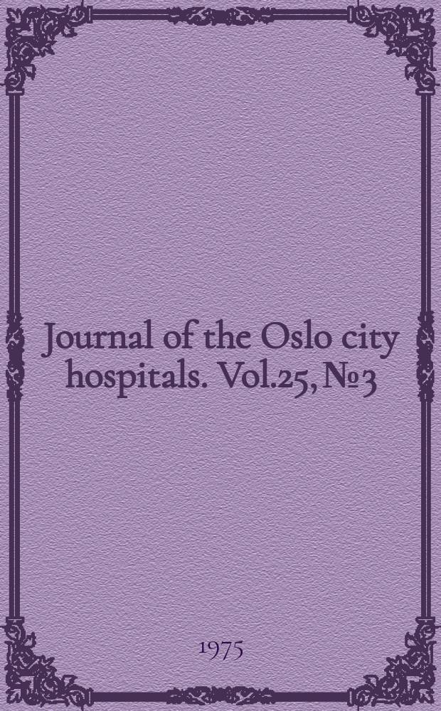 Journal of the Oslo city hospitals. Vol.25, №3 : Renin