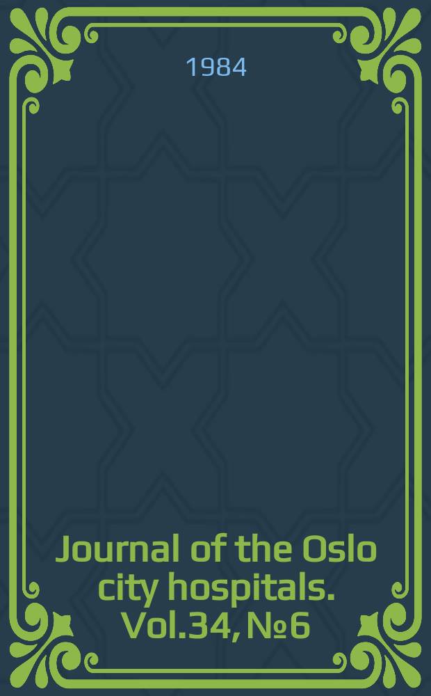 Journal of the Oslo city hospitals. Vol.34, №6 : 99 m. Ic-labelled chelates for nuclear medicine application