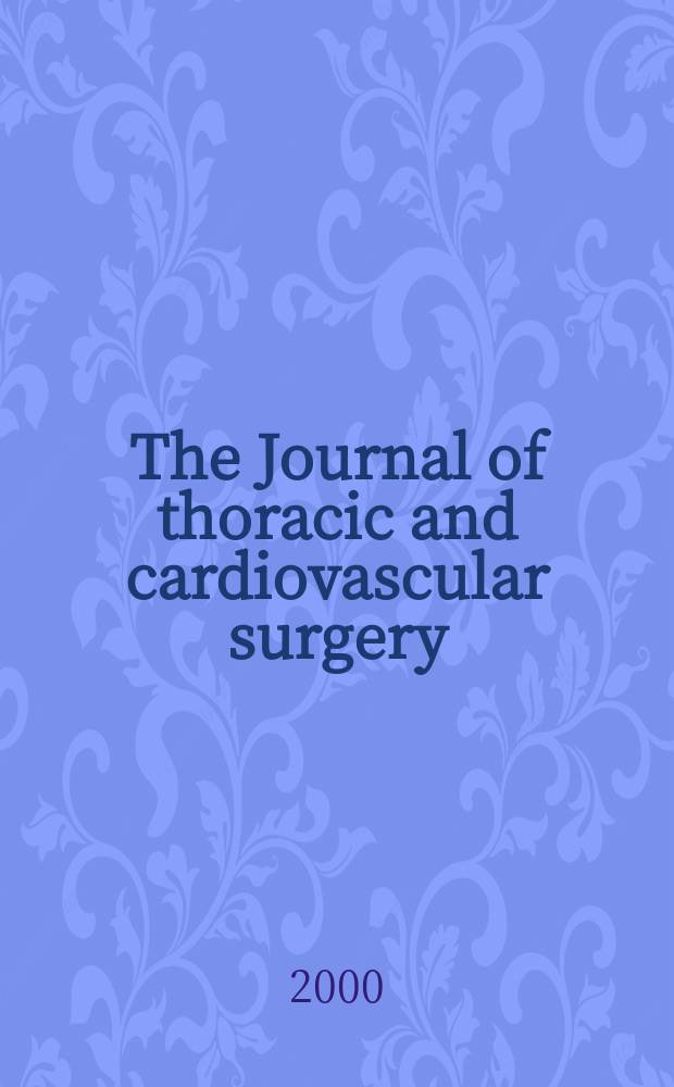 The Journal of thoracic and cardiovascular surgery : Official organ [of] the American association for thoracic surgery. Vol.119, №4(Pt.2) : Developing of academic surgeon