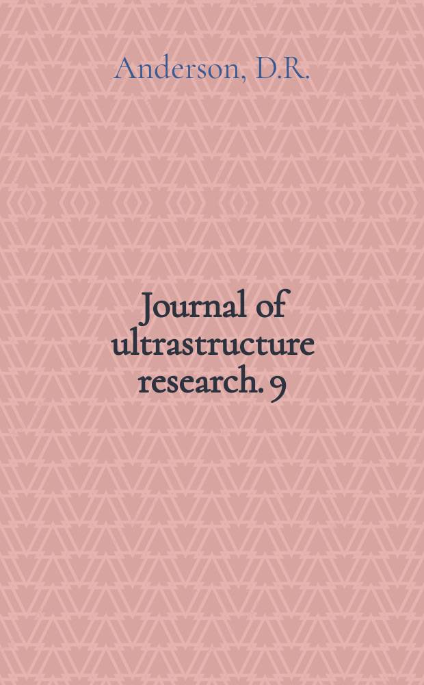 Journal of ultrastructure research. 9 : Ultrastructure of normal and leukemic leukocytes in human peripheral blood