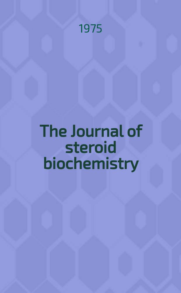The Journal of steroid biochemistry