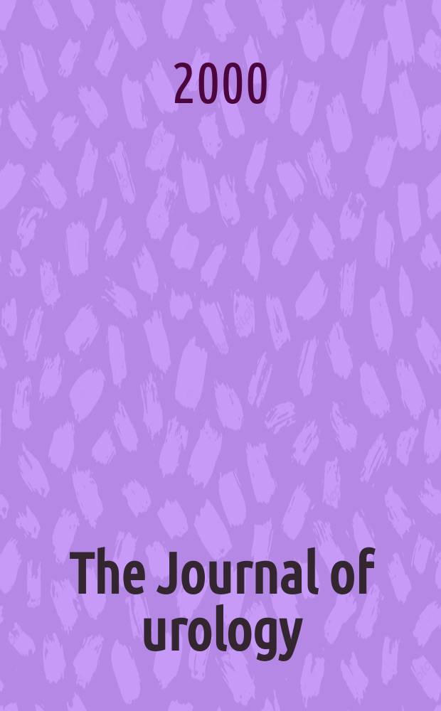 The Journal of urology : Offiс. organ of the Amer. urological assoc. Vol.163, №2