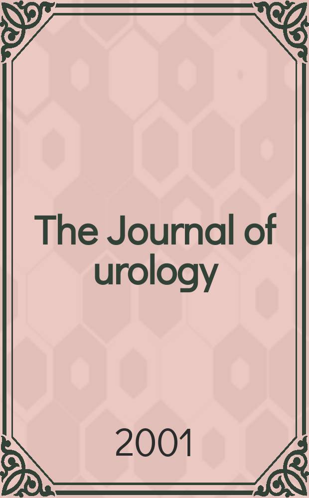 The Journal of urology : Offiс. organ of the Amer. urological assoc. Vol.166, №4