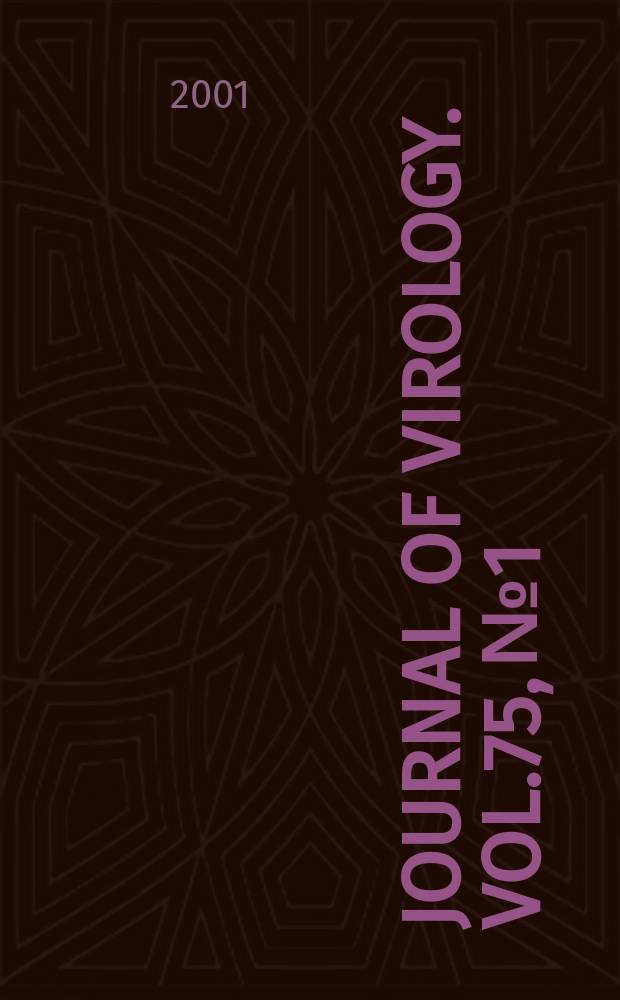 Journal of virology. Vol.75, №1