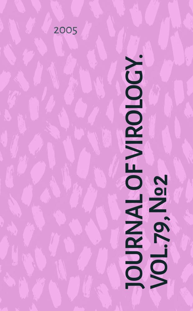 Journal of virology. Vol.79, №2