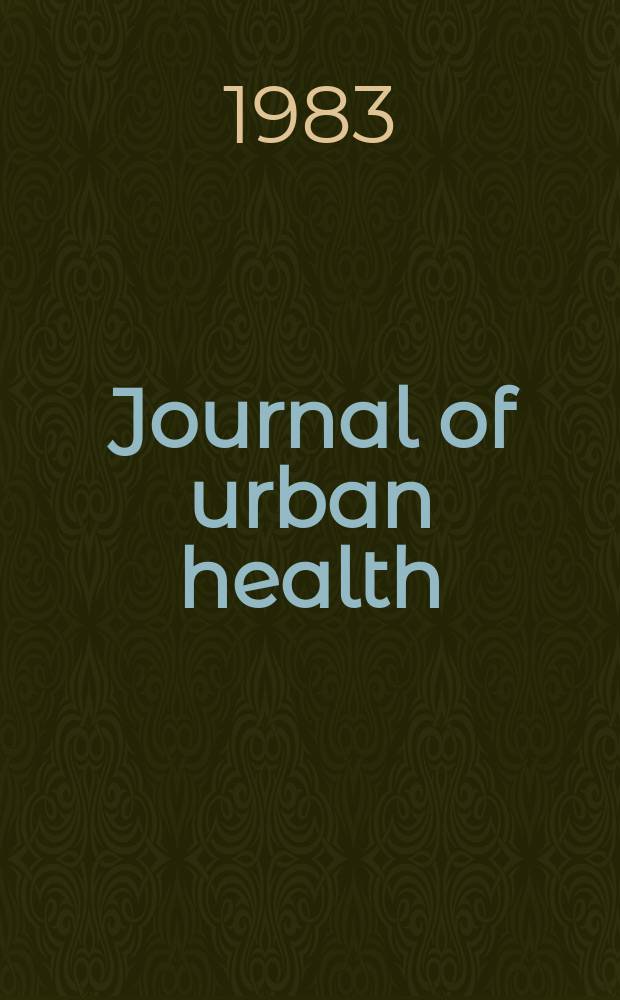 Journal of urban health : Bull. of the New York acad. of medicine. Conference on alcoholism and the general hospital. New York. 1982