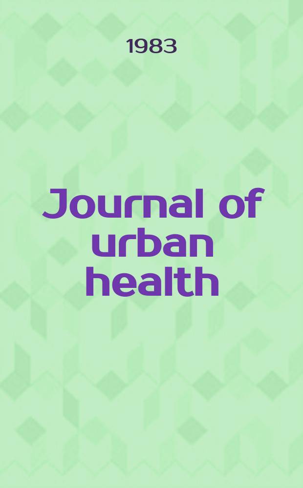 Journal of urban health : Bull. of the New York acad. of medicine. Dementia in the elderly