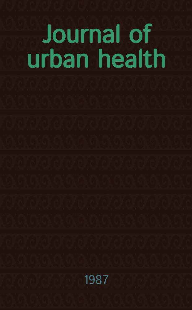 Journal of urban health : Bull. of the New York acad. of medicine. AIDS in New York city 1986