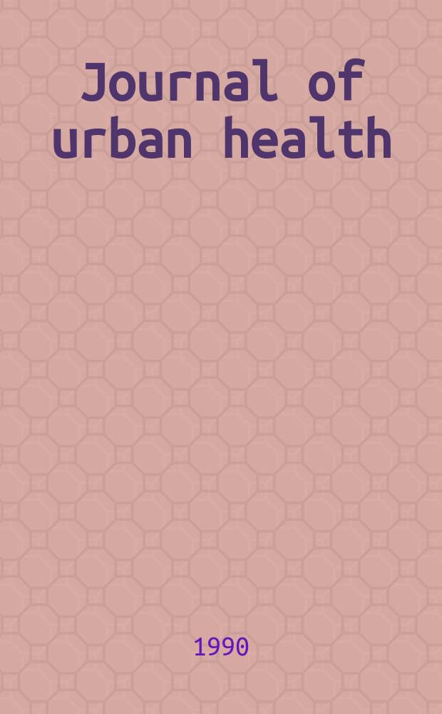 Journal of urban health : Bull. of the New York acad. of medicine. The Nation's health goals