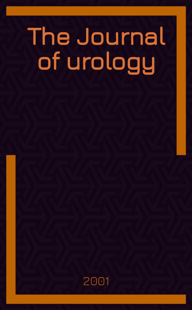 The Journal of urology : Offiс. organ of the Amer. urological assoc. Vol.165, №1