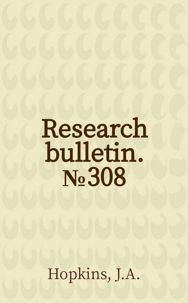 Research bulletin. №308 : Statistical comparisons of record- keeping farms and a random sample of Iowa farms for 1939