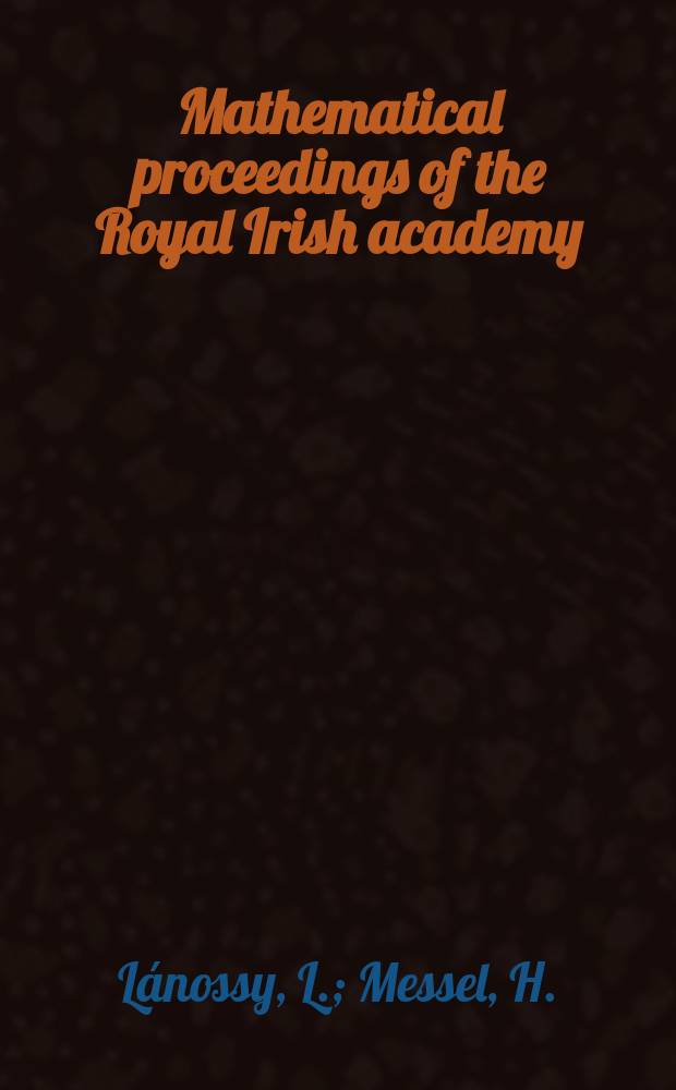 Mathematical proceedings of the Royal Irish academy : (Form. Proceedings of the Roy. Irish acad. Sect. A.). Vol.54 №16 : Investigation into the higher moments of a nucleon cascade