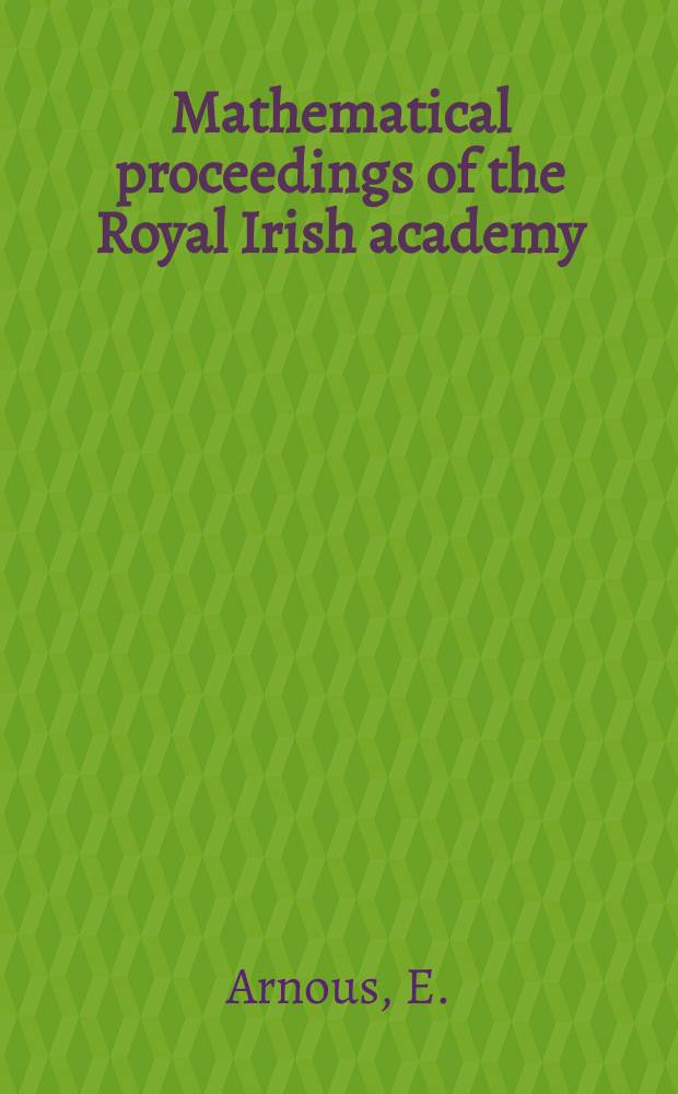 Mathematical proceedings of the Royal Irish academy : (Form. Proceedings of the Roy. Irish acad. Sect. A.). Vol.57, №3 : Note on the Tamm-Dancoff method
