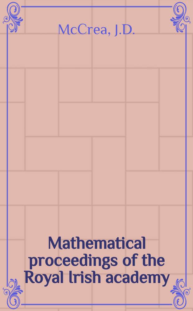Mathematical proceedings of the Royal Irish academy : (Form. Proceedings of the Roy. Irish acad. Sect. A.). Vol.73, №4 : The gravitational field of a uniformly rotating sphere in third approximation