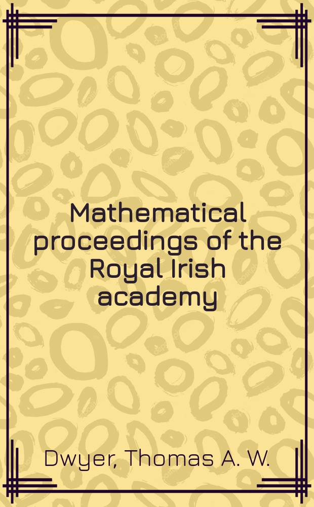 Mathematical proceedings of the Royal Irish academy : (Form. Proceedings of the Roy. Irish acad. Sect. A.). Vol.76, №11 : Vector-valued convolution equations for the nuclear holomorphy type