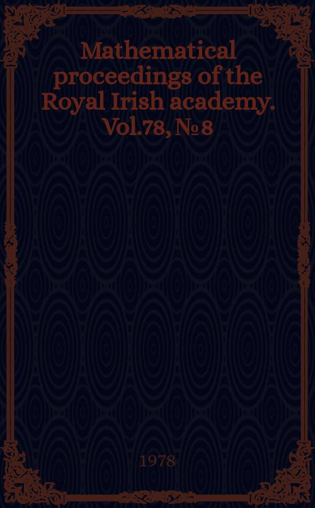 Mathematical proceedings of the Royal Irish academy. Vol.78, №8 : A note on the SUn- Spn reduction