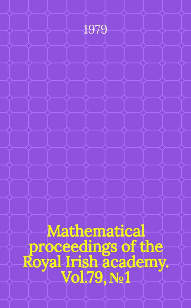 Mathematical proceedings of the Royal Irish academy. Vol.79, №1 : The variation on the real line