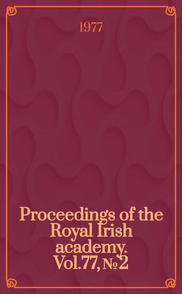 Proceedings of the Royal Irish academy. Vol.77, №2 : A catologue of Roman coins