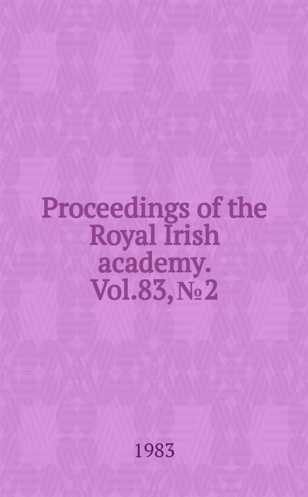 Proceedings of the Royal Irish academy. Vol.83, №2 : Localism and bailiwicks