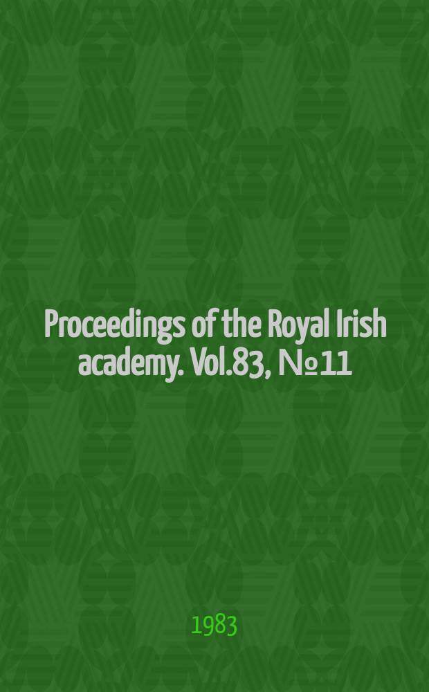 Proceedings of the Royal Irish academy. Vol.83, №11 : Observations on the Book of Lismore