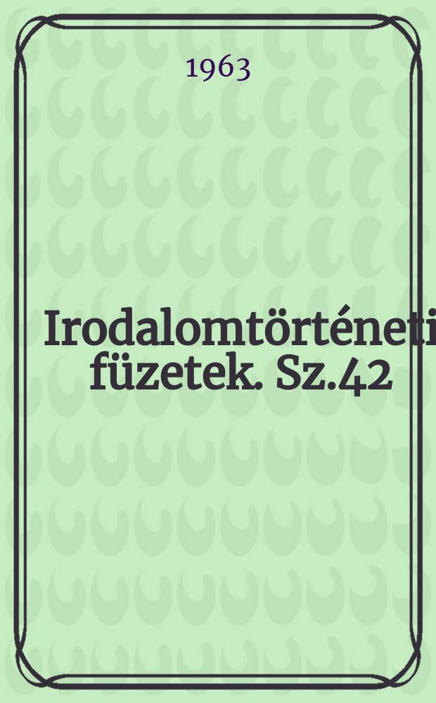 Irodalomtörténeti füzetek. Sz.42 : A fiatal Madách gondolatvilága (Madách és az Athenaeum)