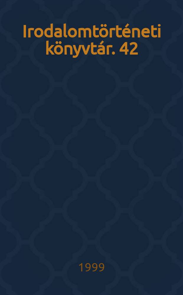 Irodalomtörténeti könyvtár. 42 : Kossák Lajos