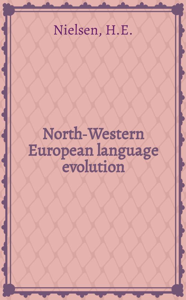 North-Western European language evolution : (NOWELE). Vol. 21 : From dialect to standard