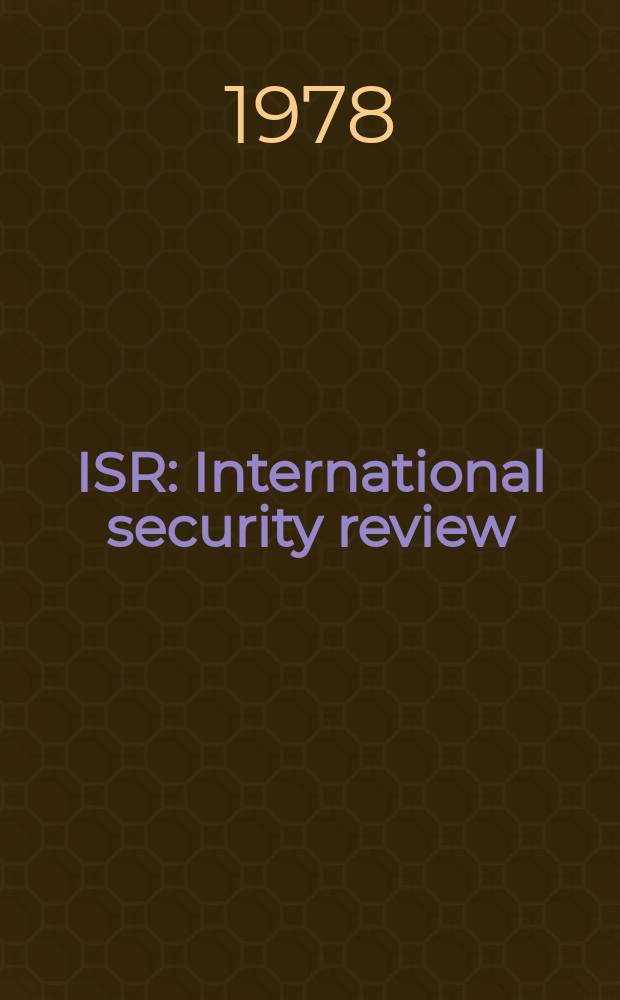 ISR : International security review
