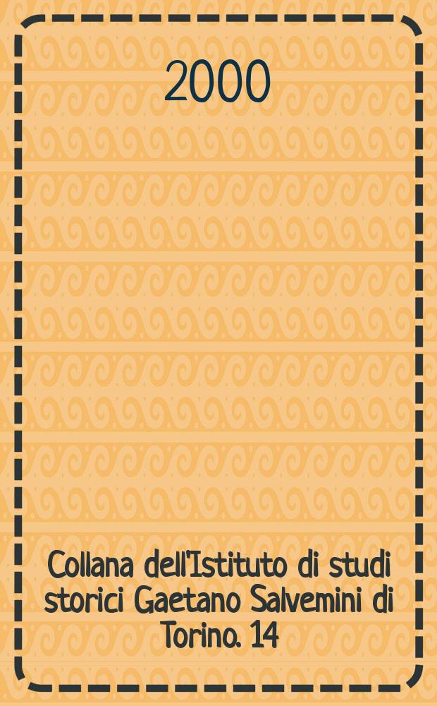 Collana dell'Istituto di studi storici Gaetano Salvemini di Torino. 14 : Il pensiero sociale russo