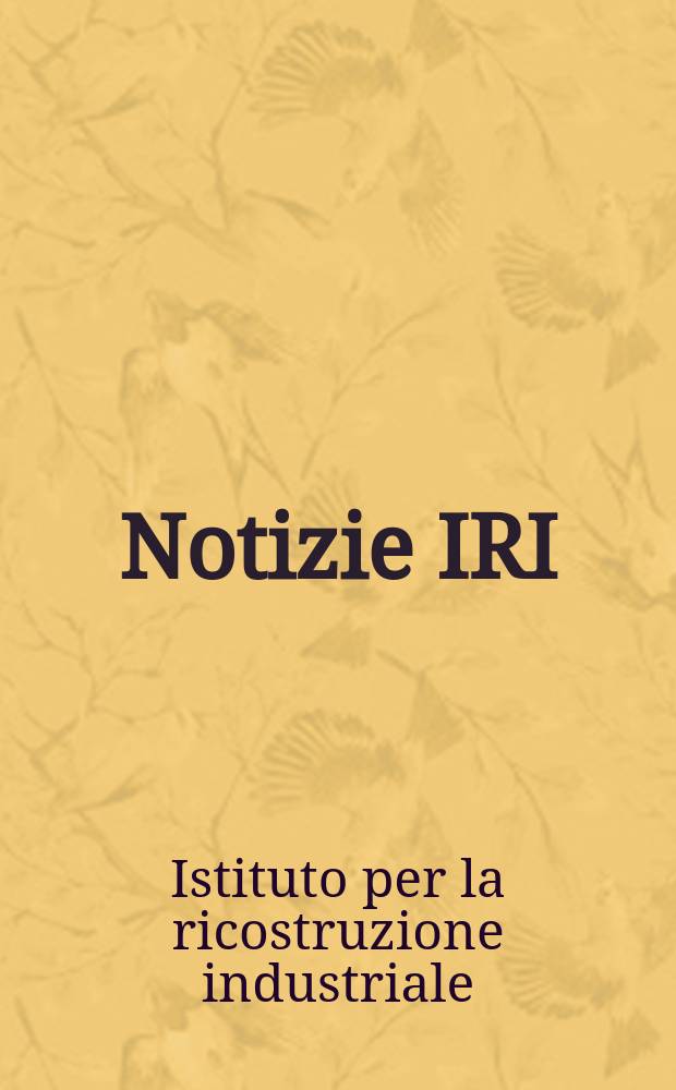 Notizie IRI