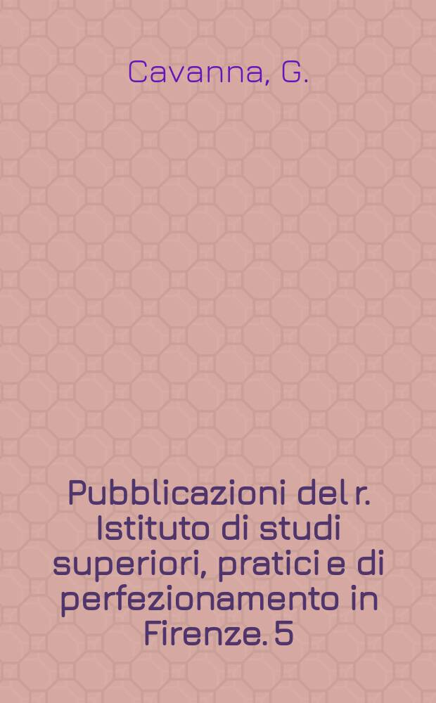 Pubblicazioni del r. Istituto di studi superiori, pratici e di perfezionamento in Firenze. [5] : Ancora sulla Polimelia nei Batraci anuri. Sopra alcuni visceri del Gallo cedrone (Tetrao Urogallus Linn)