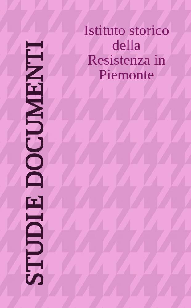 Studi e documenti