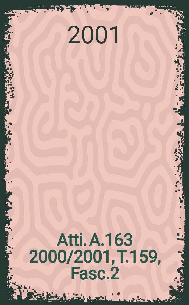 Atti. A.163 2000/2001, T.159, Fasc.2