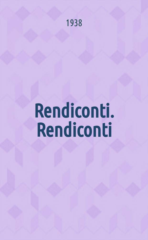 Rendiconti. Rendiconti
