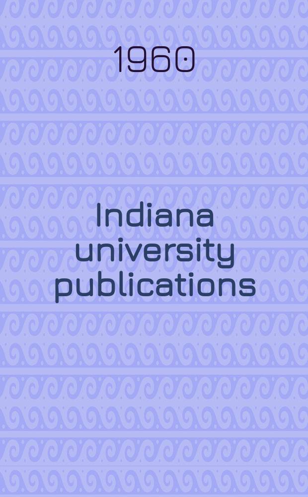 Indiana university publications : Folklore series Founded in 1939. №13 : Studies in biblical and Jewish folklore