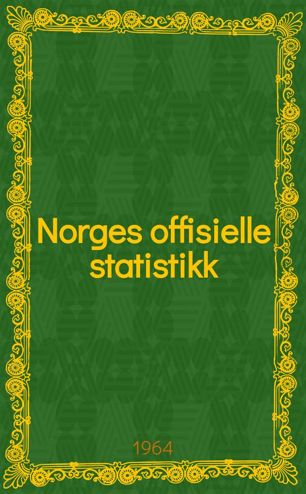 Norges offisielle statistikk